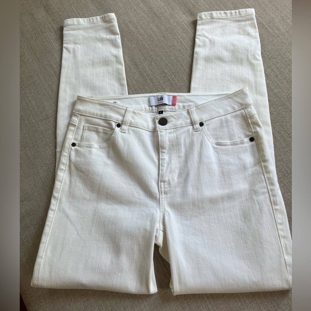 Cabi High Skinny White Denim Jeans. Women’s Size: 8. - Picture 4 of 8